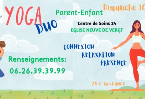 yoga duo parent enfant dordogne